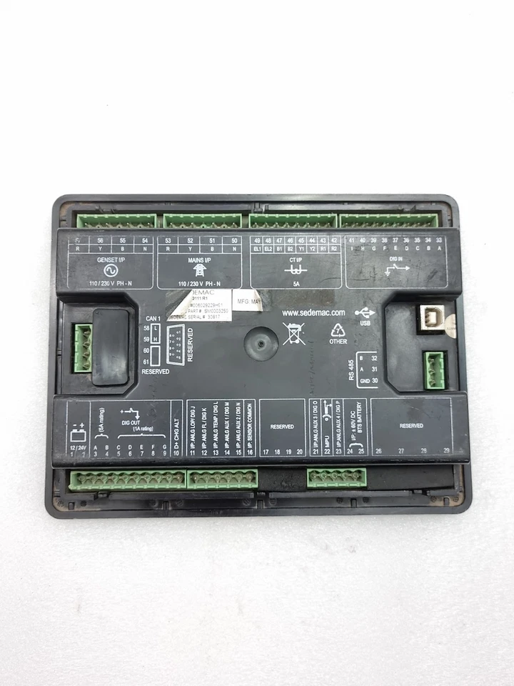 USED WORKING SEDEMAC GC2111 GENERATOR CONTROLLER GC2111 FREE FAST SHIP